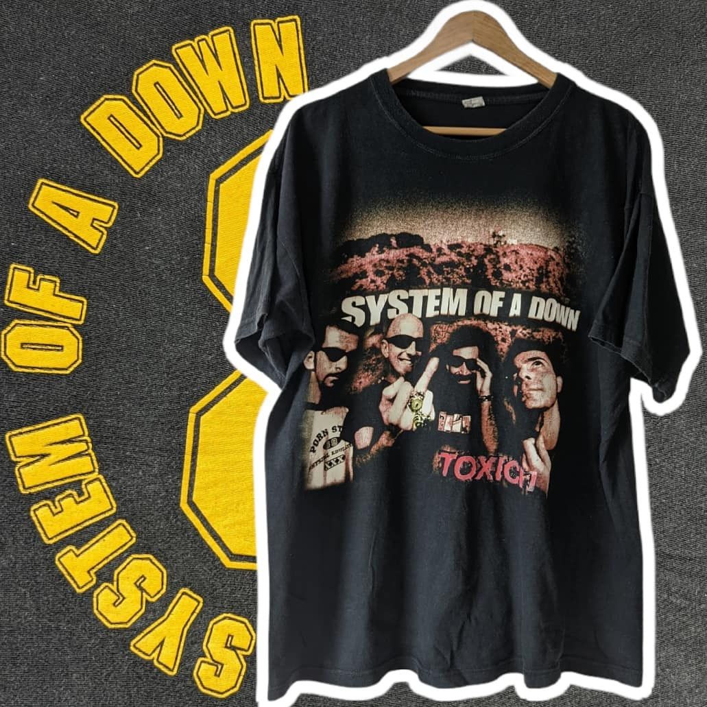 Vintage 2001 System Of A Down Toxicity Bootleg T-Shirts, Hoodie, Sweatshirt | FlexRushtees.com