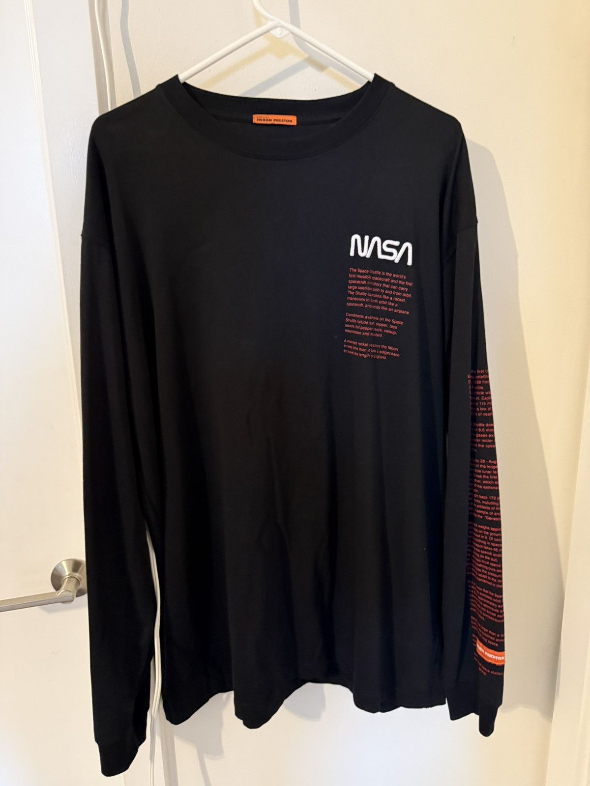 Preston Heron Preston Long Sleeve Nasa Tee