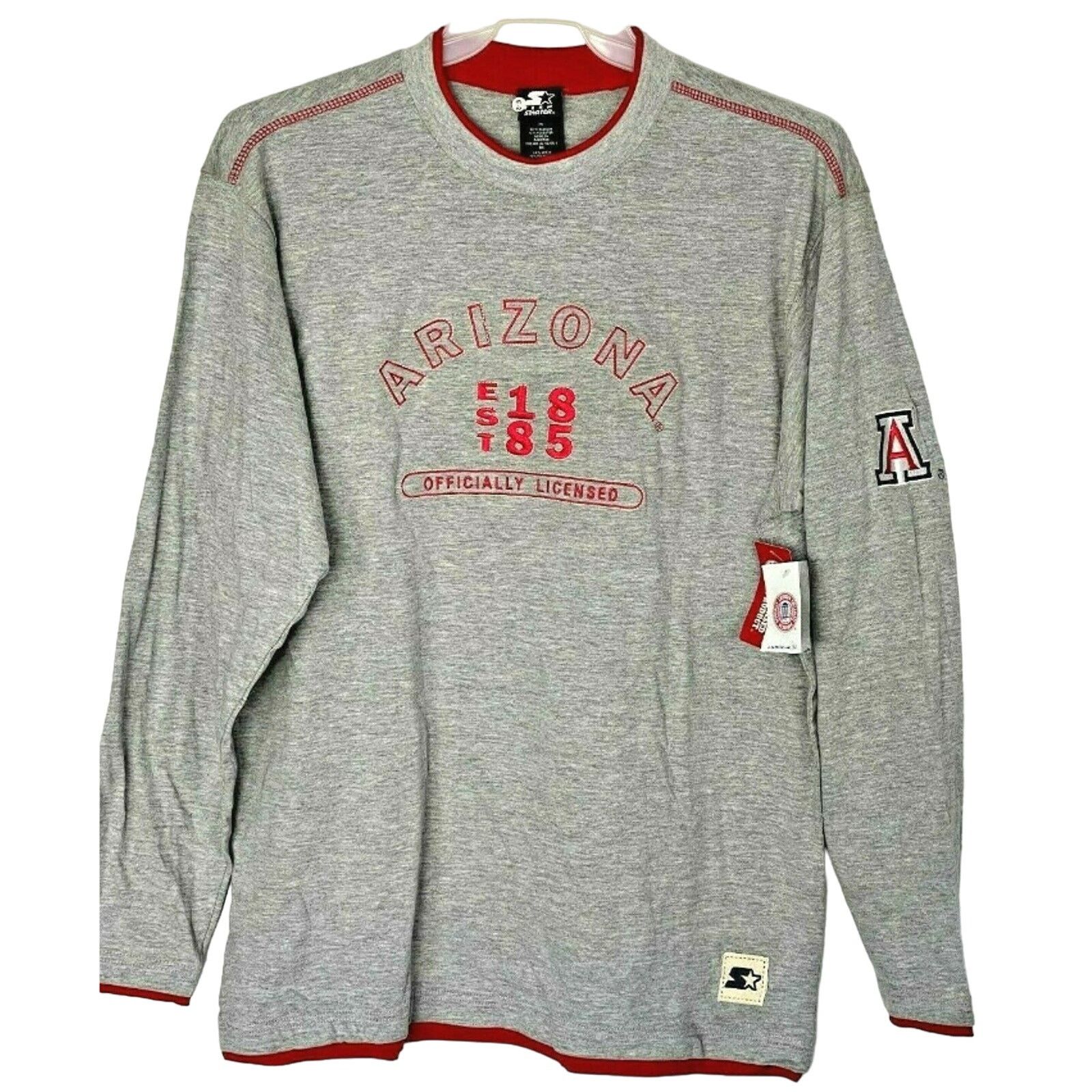 Starter Team University Arizona Wildcats Long Sleeve Tee 2xl