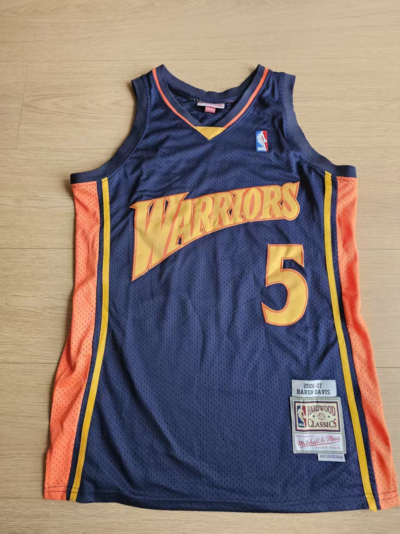 Nba Golden State Warriors 5 Baron Davis Jersey
