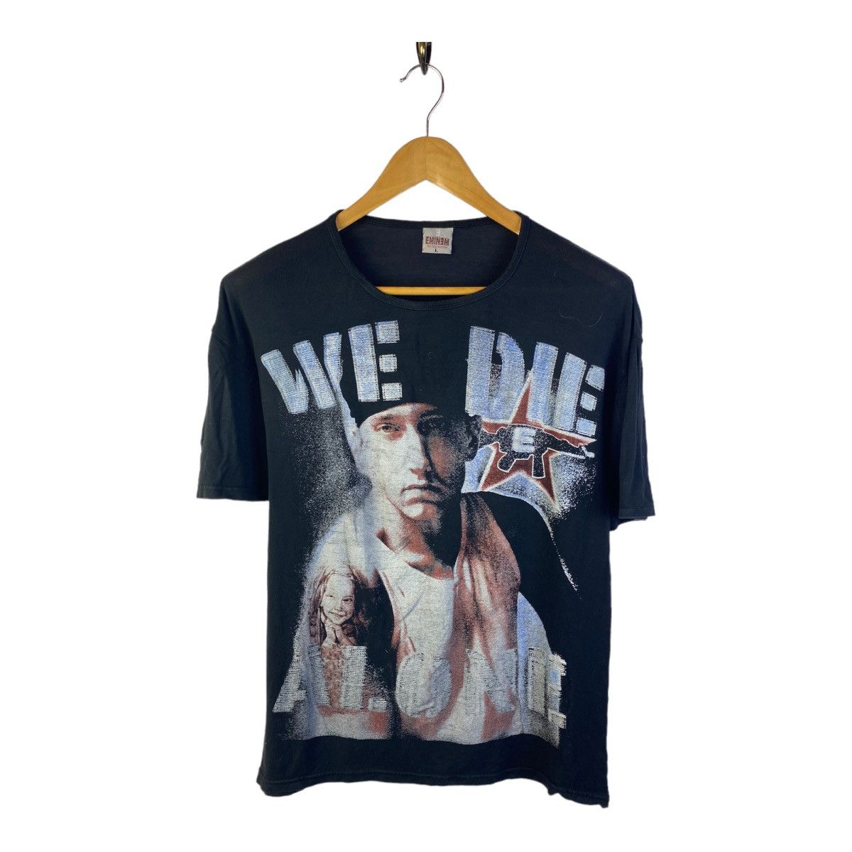 Vintage T Shirt Eminem We Die Alone Rap Tee Hoodie, Sweatshirt | FlexRushtees.com
