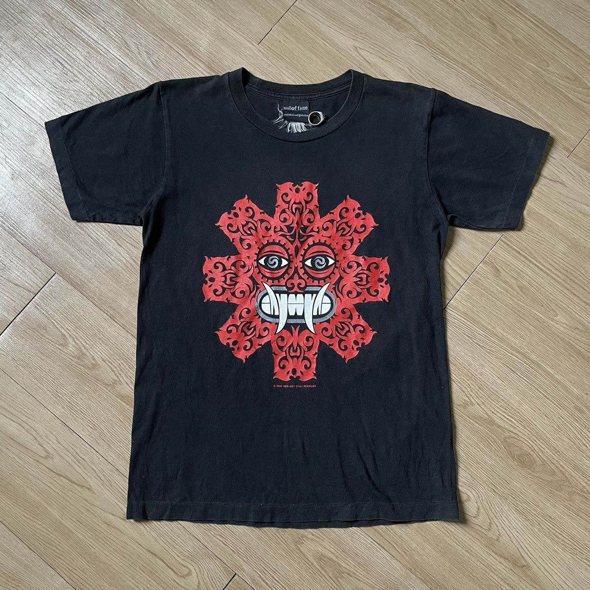 Band Tees Vintage Faded Bootleg Red Hot Chili Peppers Red Aztec Tee S Hoodie, Sweatshirt | FlexRushtees.com