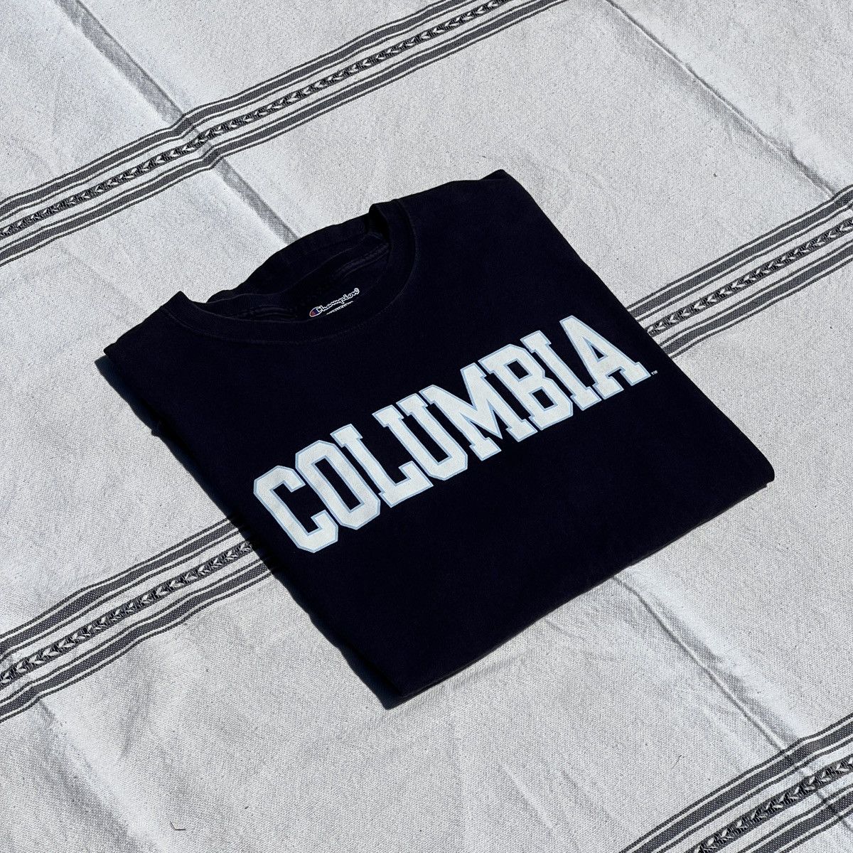 Oversized Champion Columbia University Tee Hoodie, Sweatshirt | FlexRushtees.com