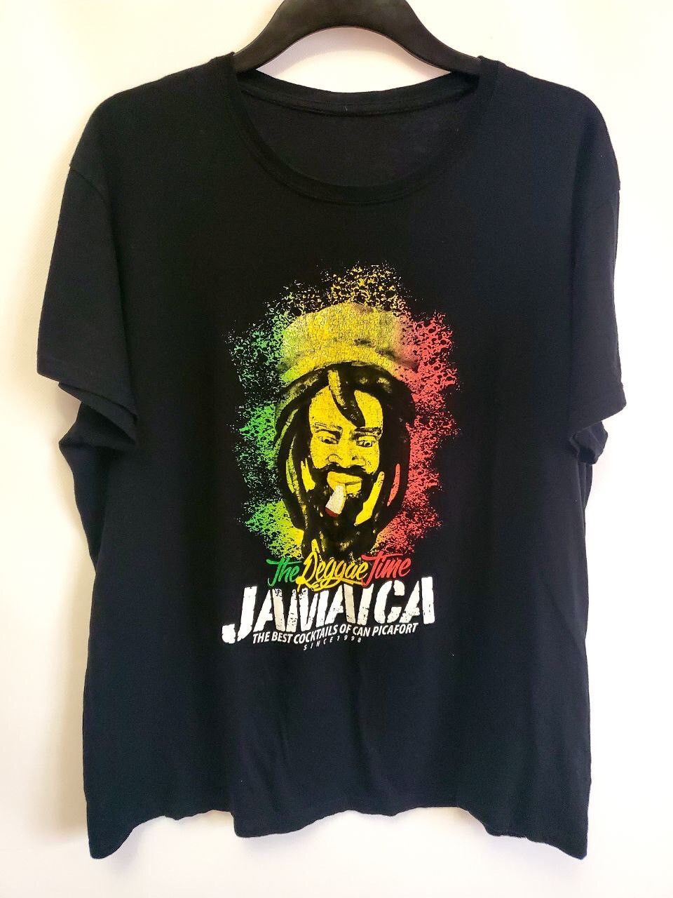 Vintage T Shirt Cafe Jamaica 1998 Reggae Music Bob Marley Hoodie, Sweatshirt | FlexRushtees.com