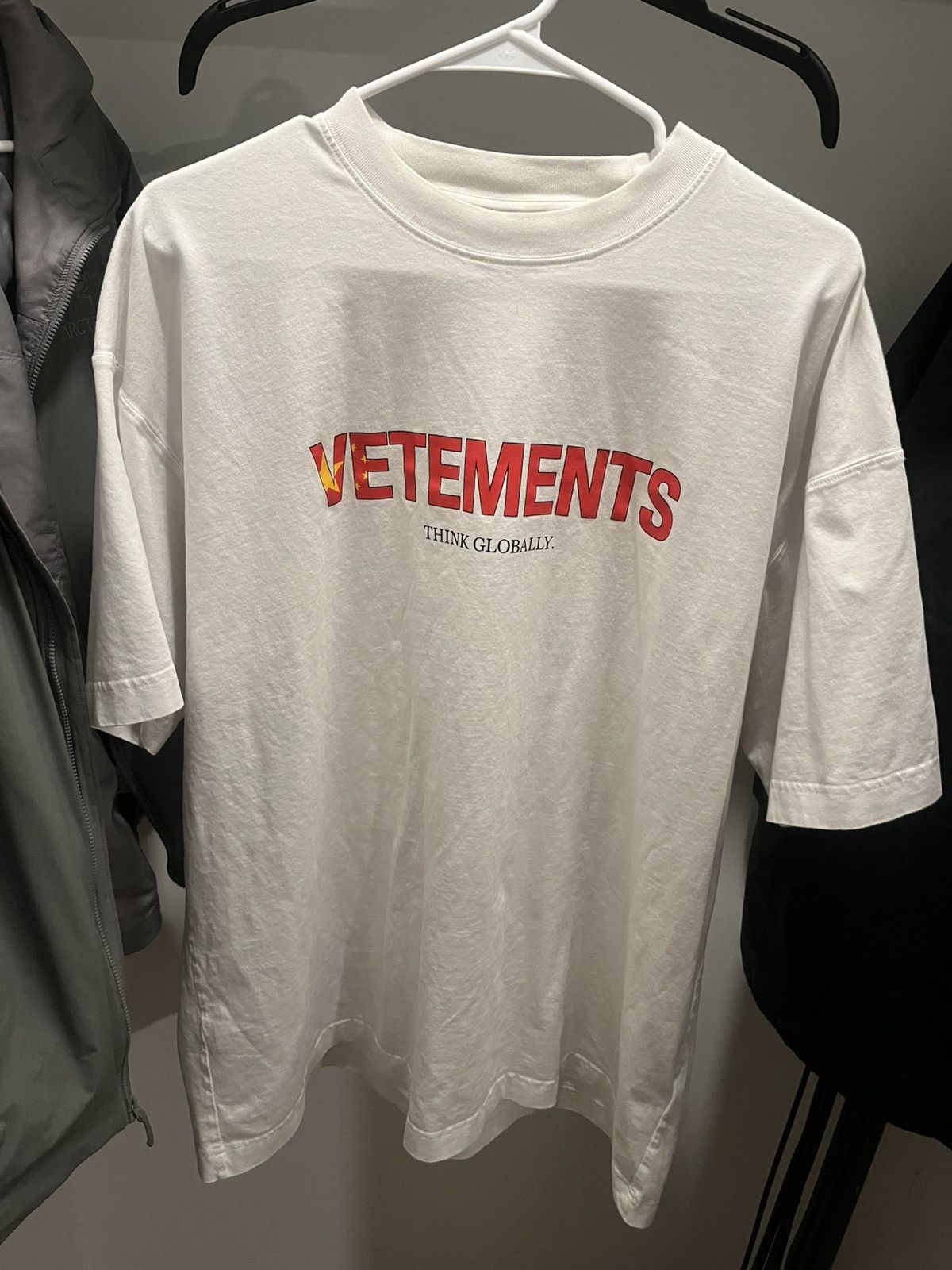 Vetements Think Globally China Tee Hoodie, Sweatshirt | FlexRushtees.com