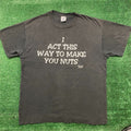 Vintage Y2k Funny Quote Slogan Sun Faded Punk Emo Goth Tee Hoodie, Sweatshirt | FlexRushtees.com
