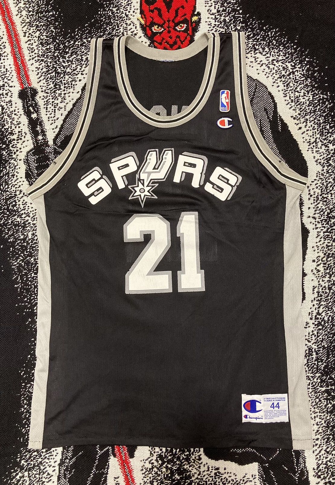 Nba X Vintage Vintage 90s San Antonio Spurs Tim Duncan Nba Jersey Champion