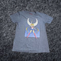 Vintage Sailor Moon T Shirt Men Short Sleeve Blue Graphic Print Moon 90s Anime Hoodie, Sweatshirt | FlexRushtees.com
