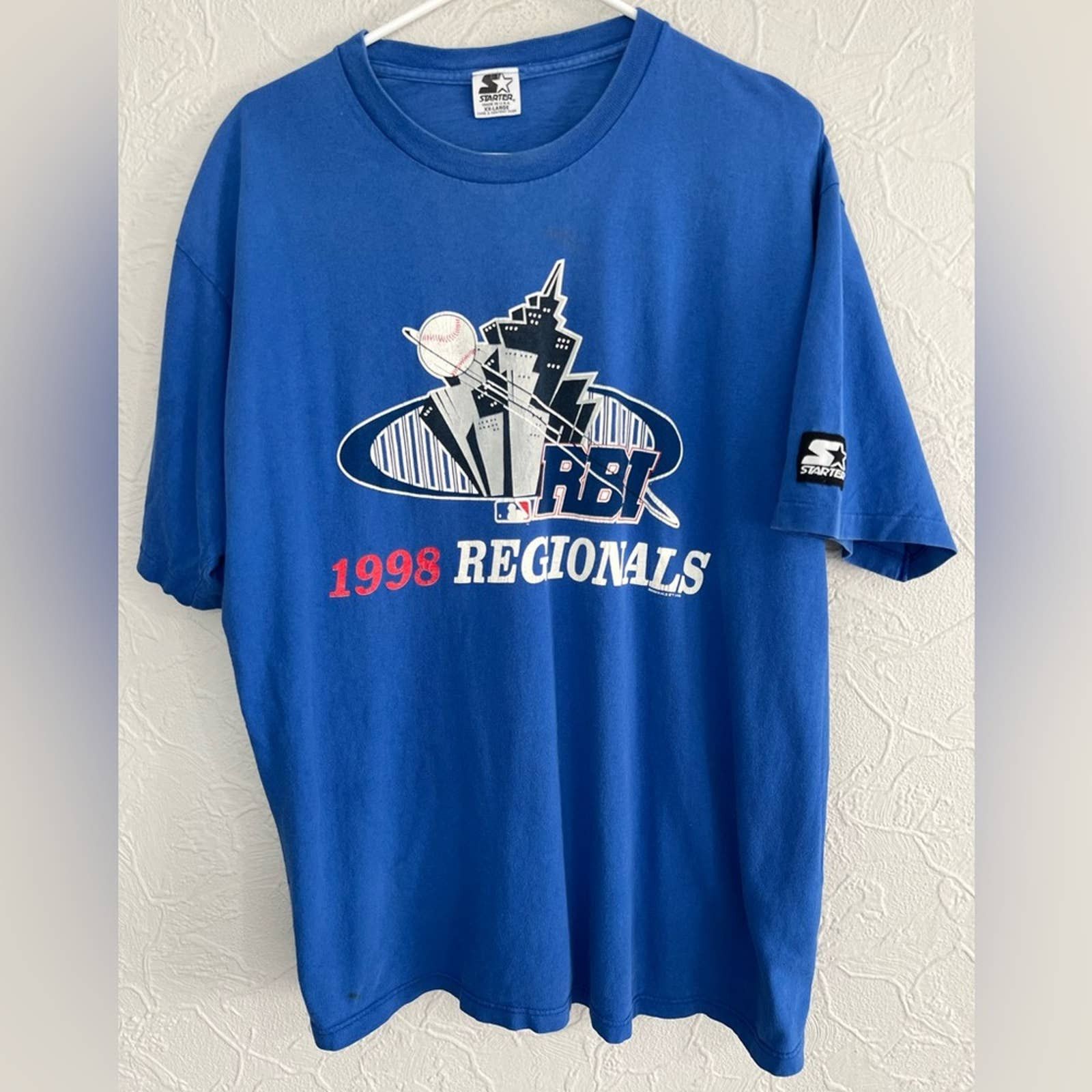 Starter Vintage Baseball 1998 Rbi Starter T Shirt Made Usa Starter