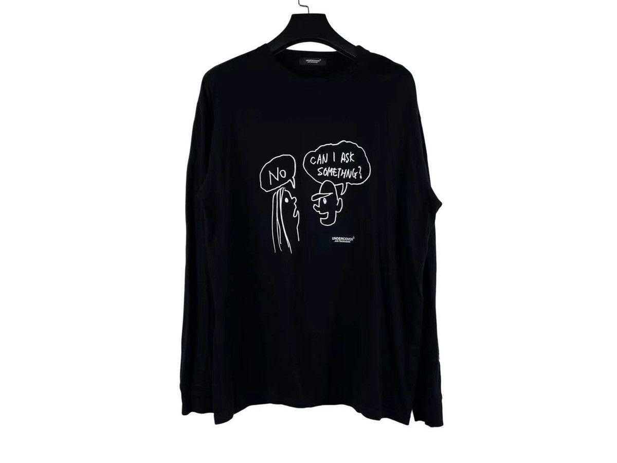 Undercover Can I Ask Sth Slogan Short Sleeves Tee