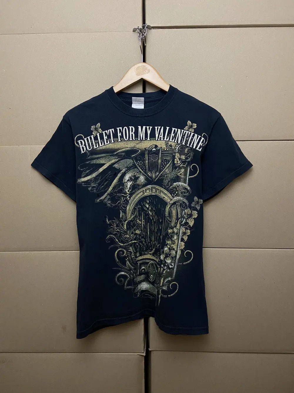 Band Tees Vintage 2008 Bullet For My Valentine Uk Rock Band Tee Shirt Hoodie, Sweatshirt | FlexRushtees.com