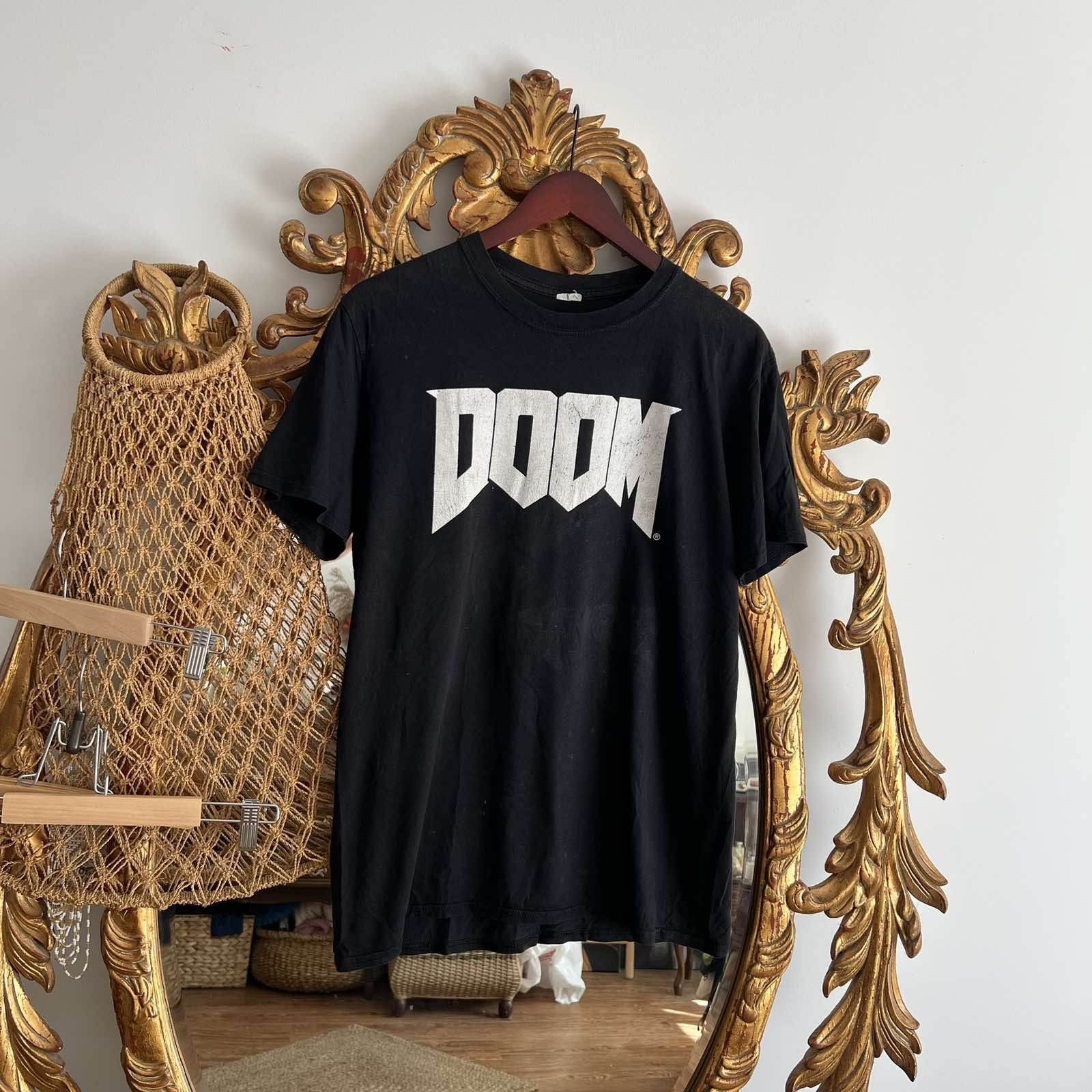 The Game X Vintage Vtg Doom Promo Game Tee Sz M