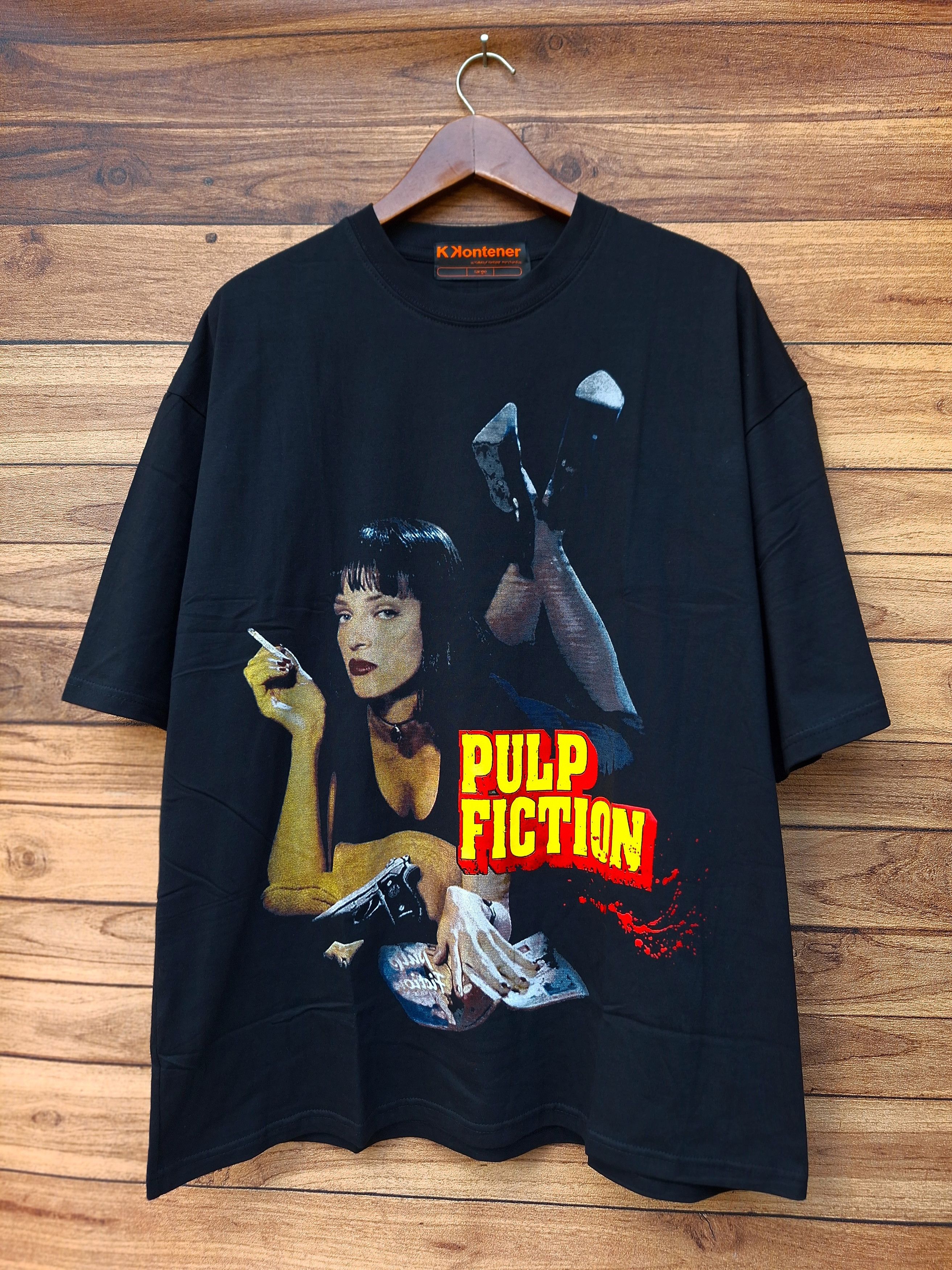 Other Rare Pulp Fiction Movie Film Action Boot Graphic Tshirt