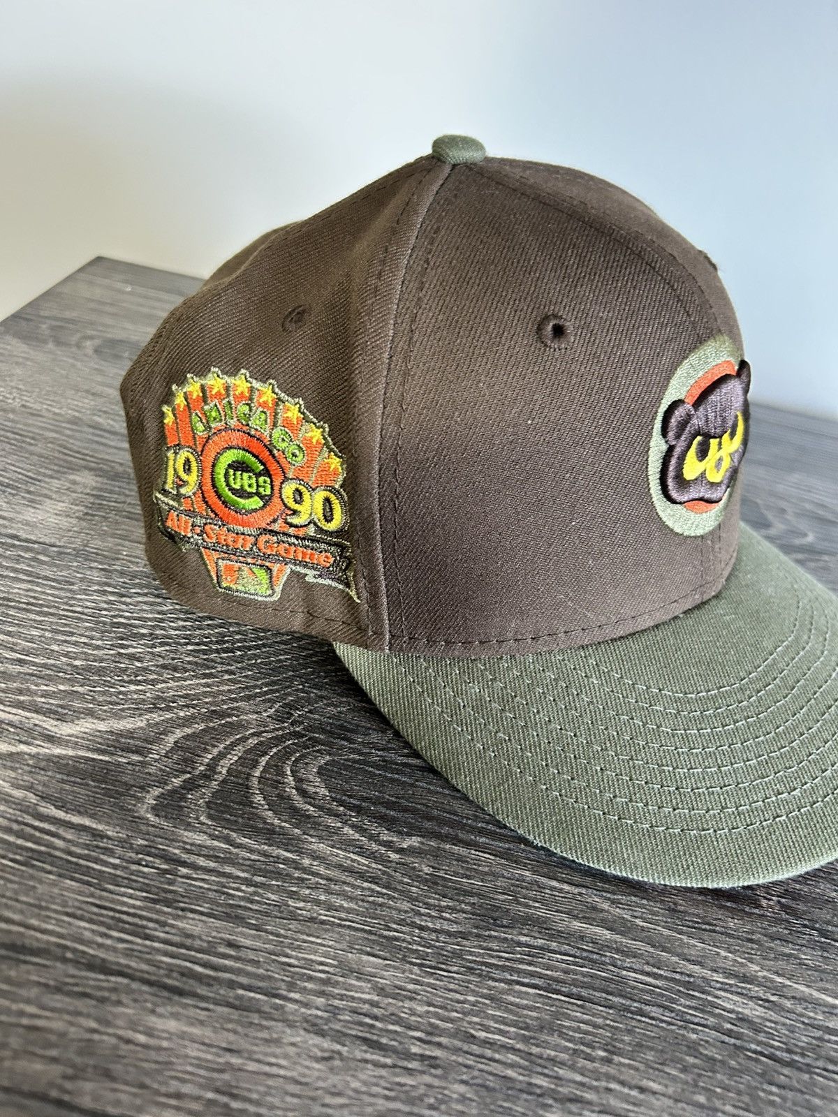 New Era 7 1 8 Chicago Cubs Brown Fitted
