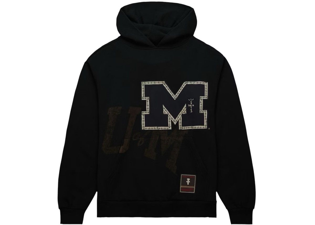 Scott Travis Scott X Mitchell Ness Michigan Wolverines Hoodie T-Shirts, Sweatshirt | FlexRushtees.com