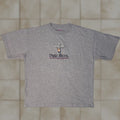Vintage Intex Tshirt Logo Crew Neck Short Sleeve Xl Gray Men 2000s T Shirt
