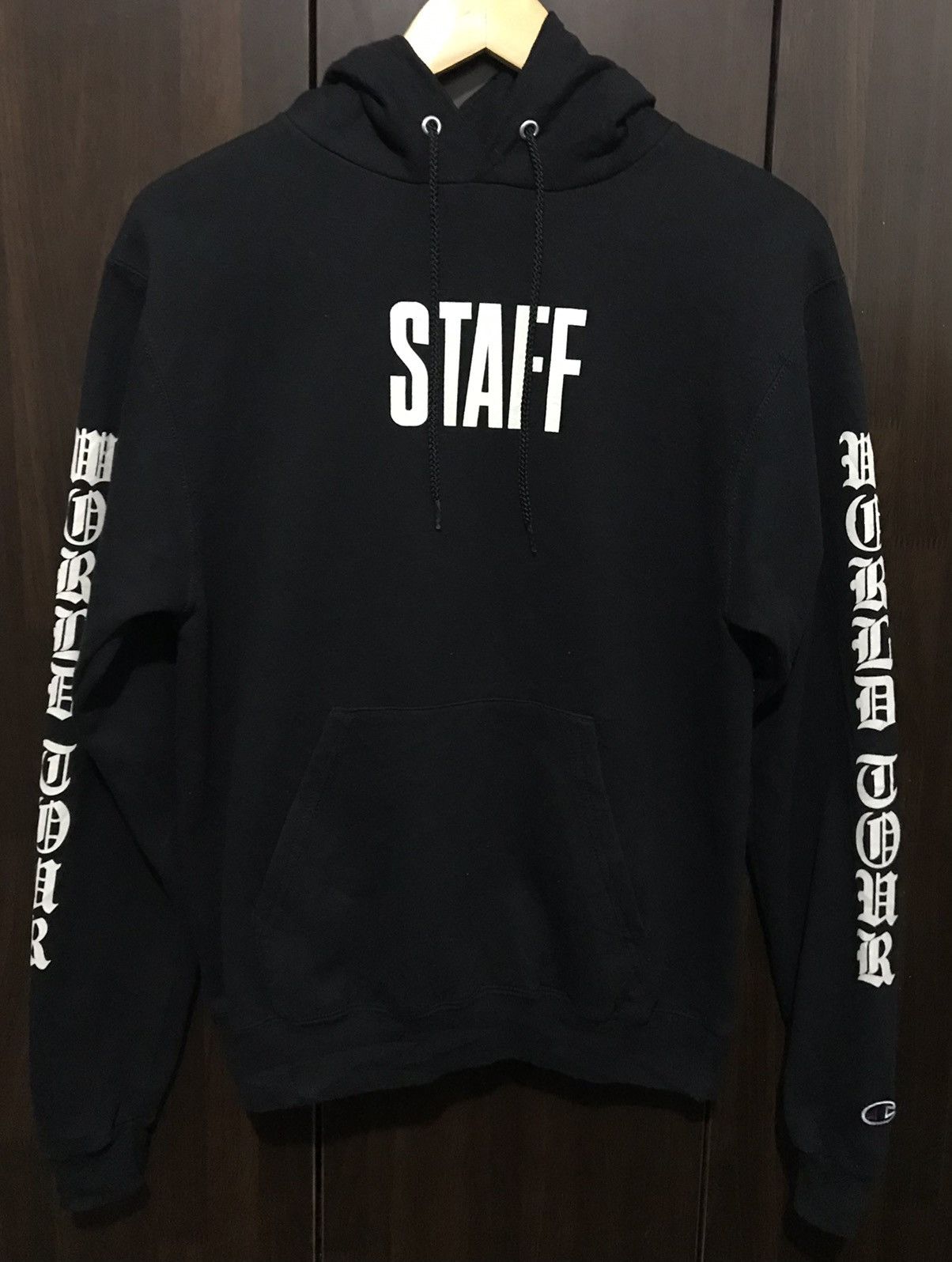 Champion X Justin Bieber Justin Bieber Purpose World Tour Staff Hoodie T-Shirts, Sweatshirt | FlexRushtees.com