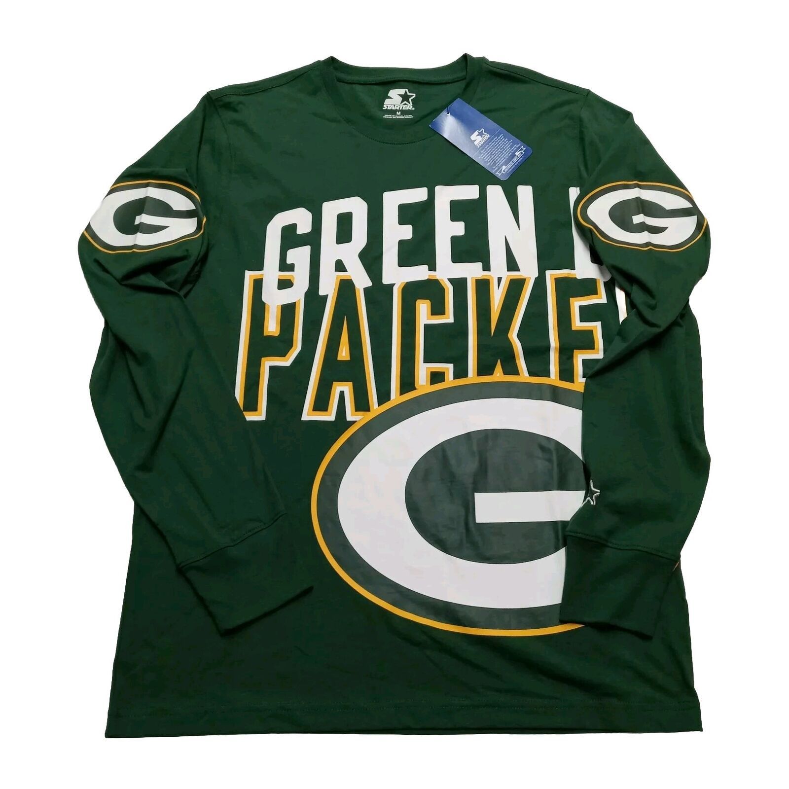 Starter Green Bay Packers Graphic T Shirt Men S M Green Tee