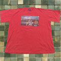 Vintage Rare Russell 2pac Tupac Shakur Photo Graphic T Shirt 2000s Rap Red 3xl Mens Short Sl Hoodie, Sweatshirt