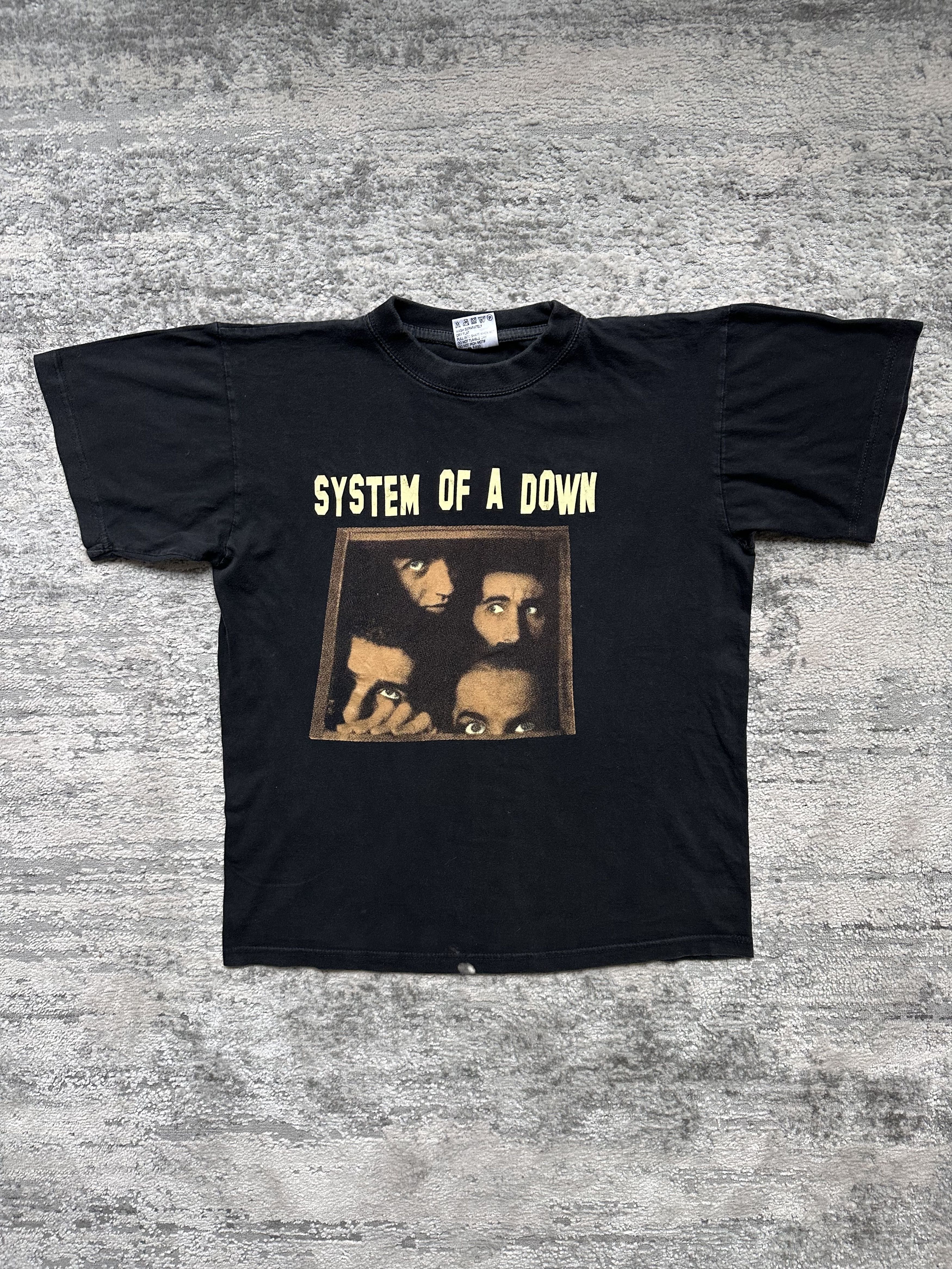 Band Tees System Of A Down T Shirt Vintage Hoodie, Sweatshirt | FlexRushtees.com