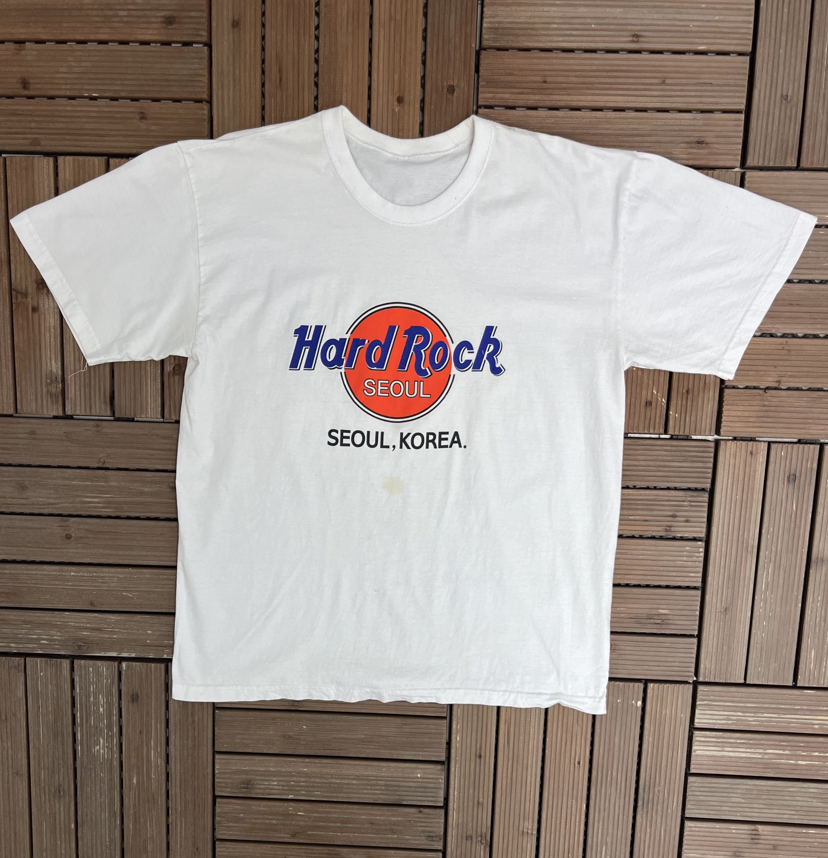 Vintage Hard Rock Cafe Seoul Korea Vintage White T Shirt Tee Hoodie, Sweatshirt | FlexRushtees.com