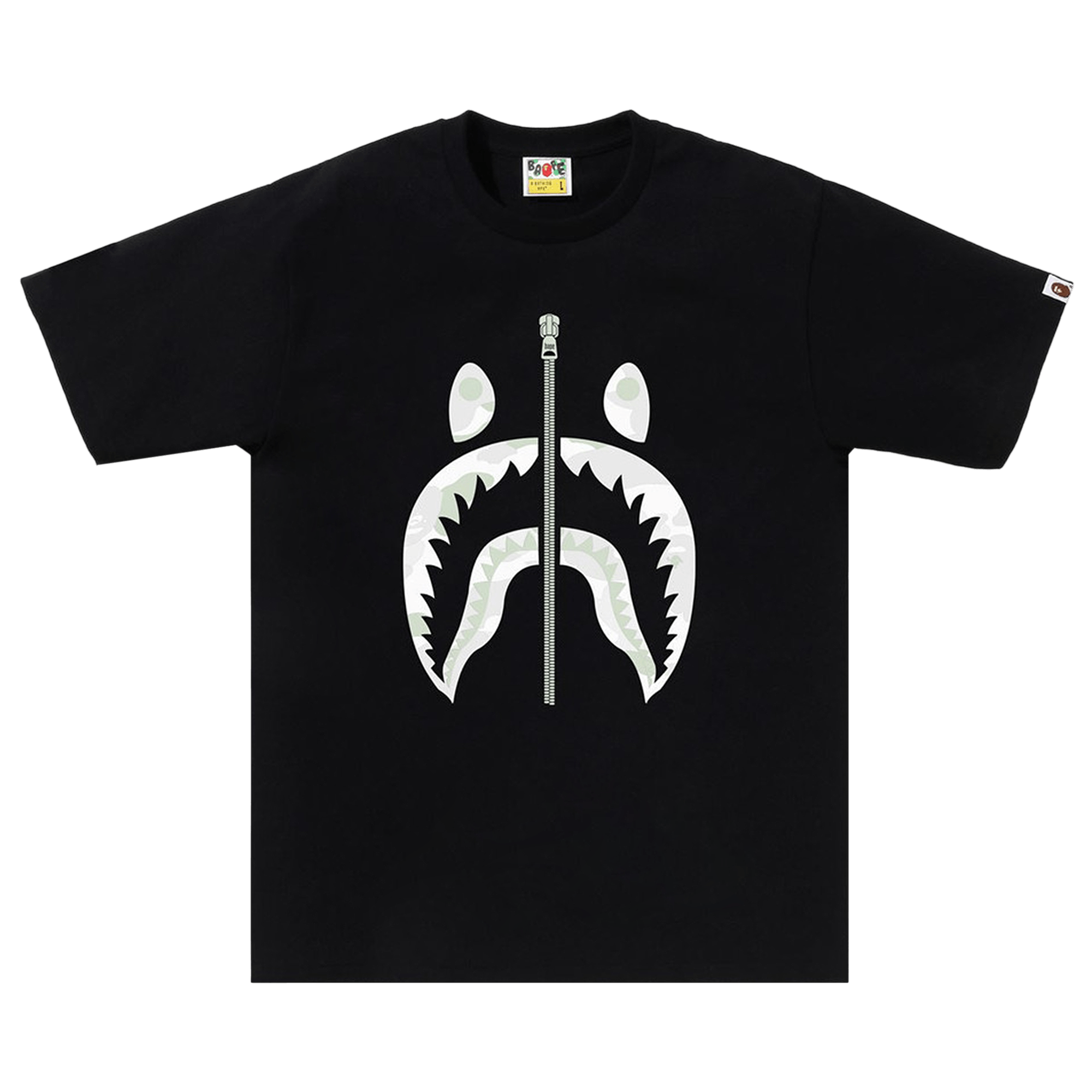 Bape City Camo Shark Tee Black Hoodie, Sweatshirt | FlexRushtees.com