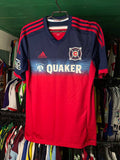 Chicago Fire Adidas Jersey Quaker Adult Small Mls