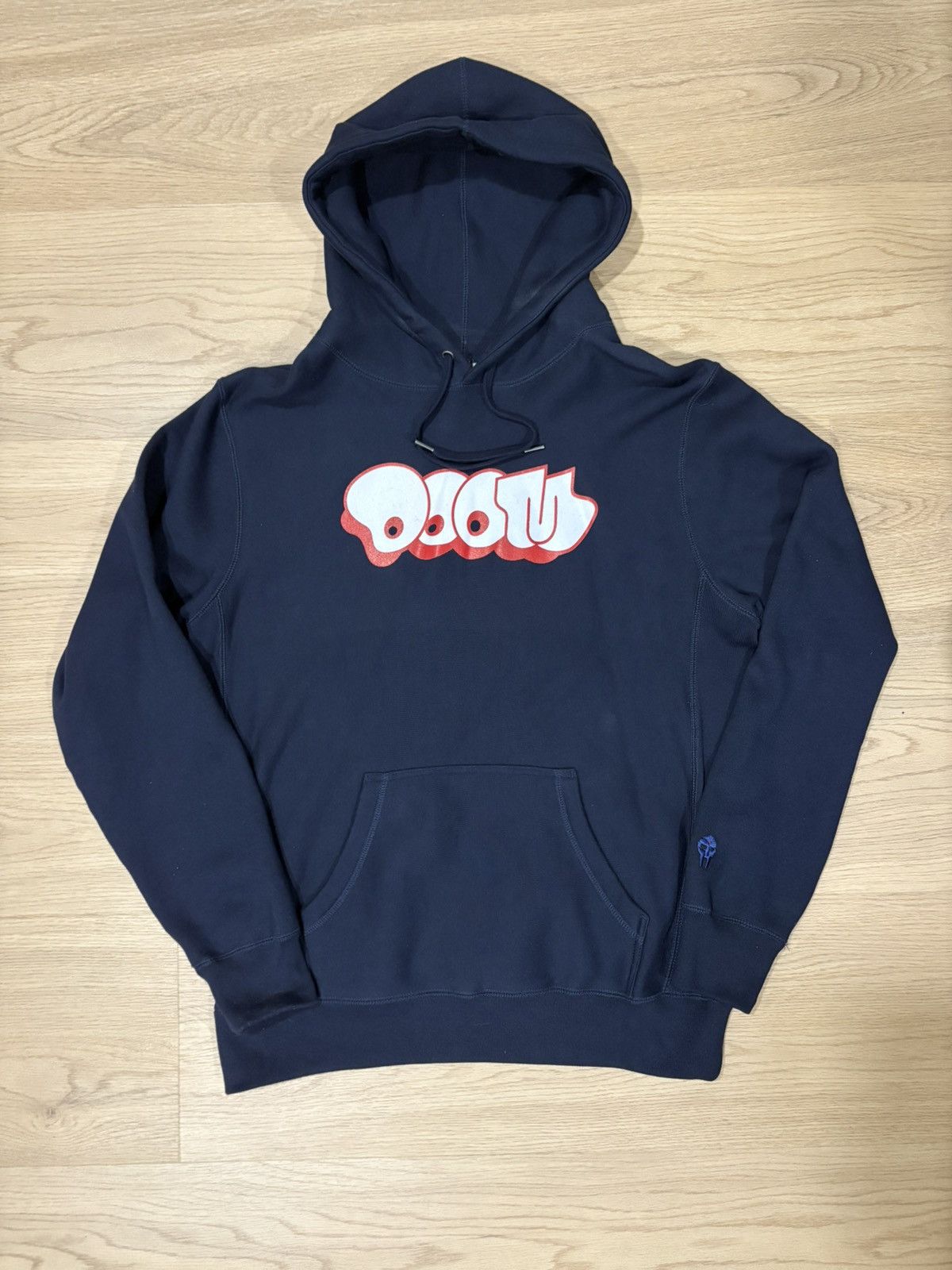 Doom Mf Doom Gas Drawls Hoodie Navy Blue