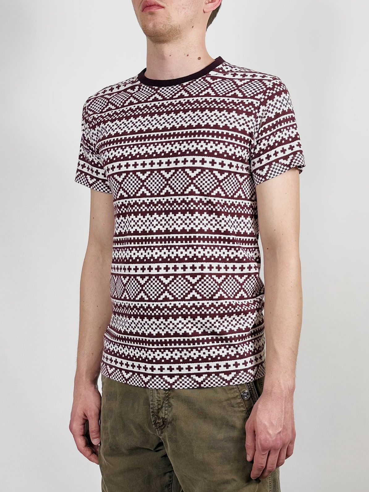 Vivienne Westwood Eley Kishimoto Aztec Print T Shirt Tee