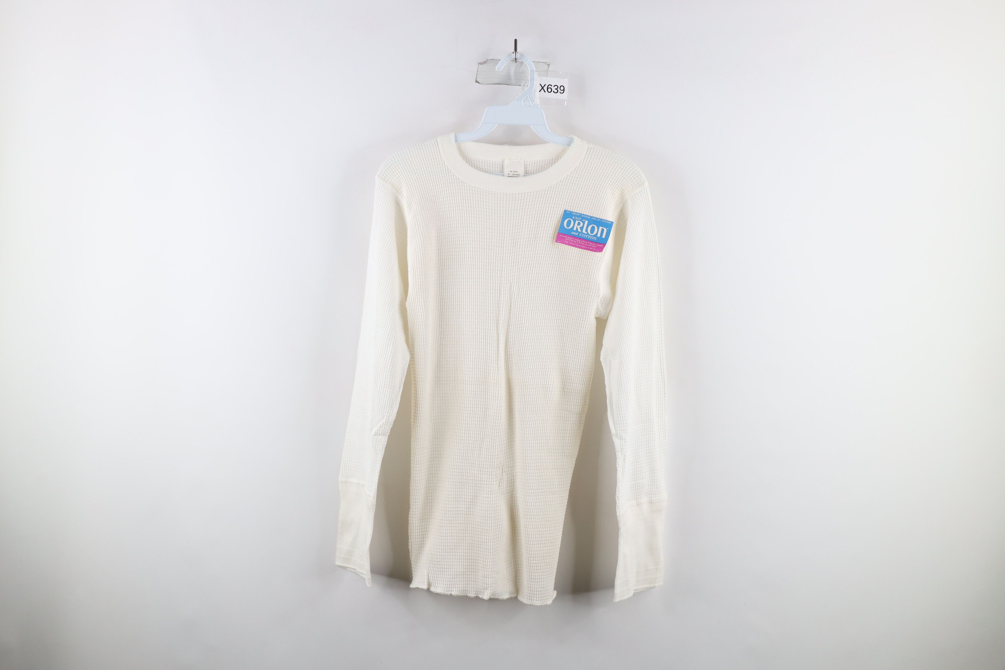 Deadstock Vintage 70s Streetwear Knit T Shirt White Usa