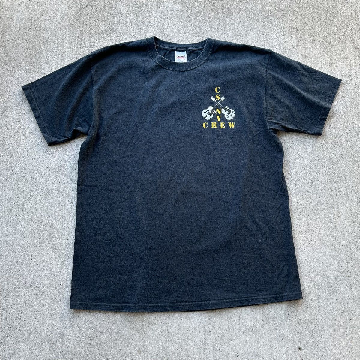 Band Tees X Vintage Vintage Crosby Stills Nash Young Concert T Shirt 02 Local