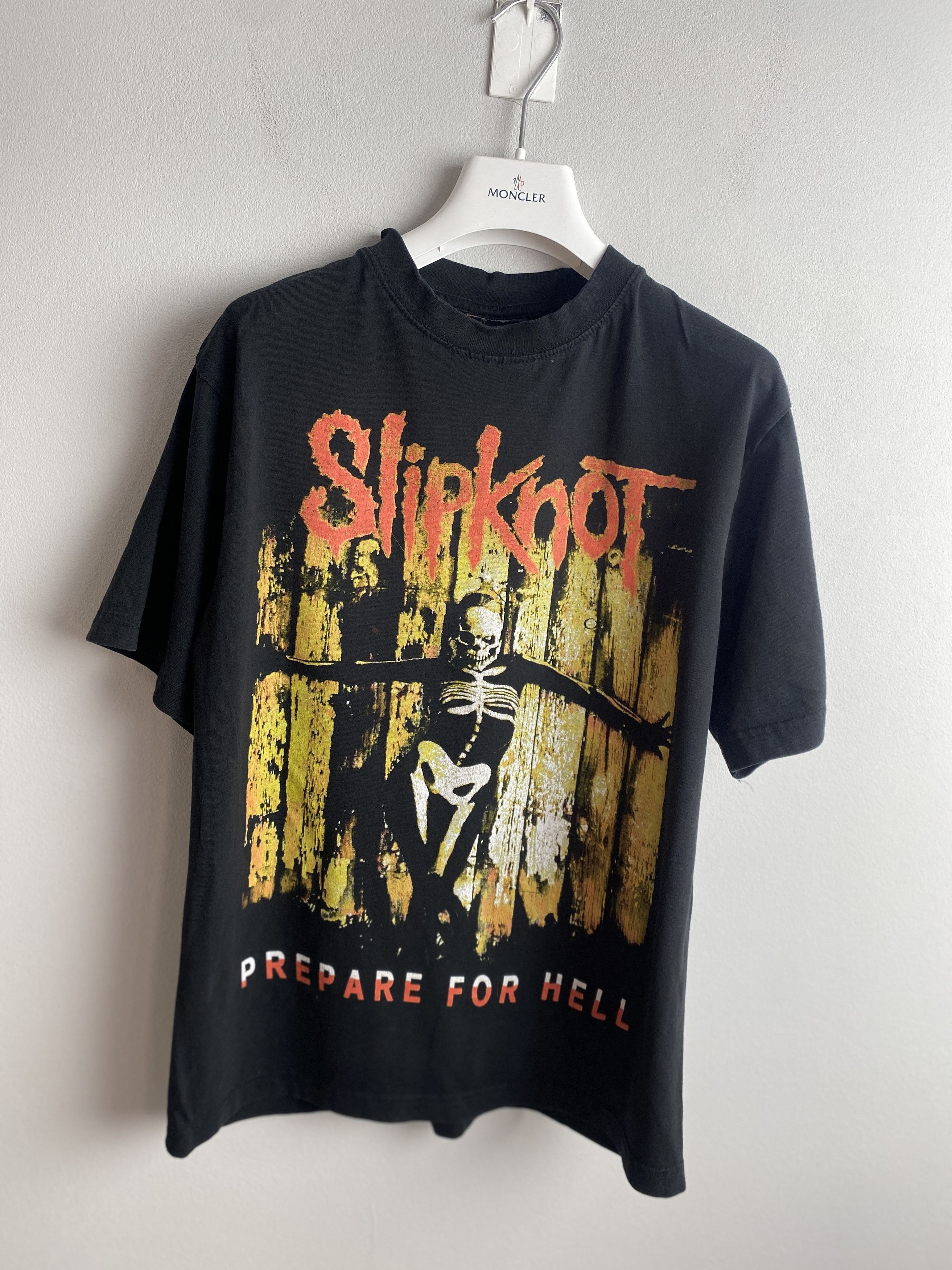 X Vintage Slipknot Big Logo Printed T Shirt Tee Band Rock Opium Hoodie, Sweatshirt | FlexRushtees.com