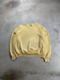Vintage 90 S Russell Yellow Crewneck Sweatshirt