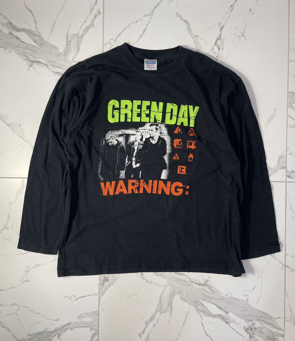 Gildan 2000 Vintage Green Day Warning Album Promo Longsleeve Xl T-Shirts, Hoodie, Sweatshirt | FlexRushtees.com