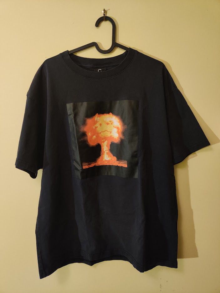 Clottee By Clot Sad Face Mushroom Cloud Tee Shirt
