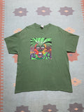 Vintage Psychedelic Keep Me Out Yo Mouth Graphic T Shirt Faces Xl