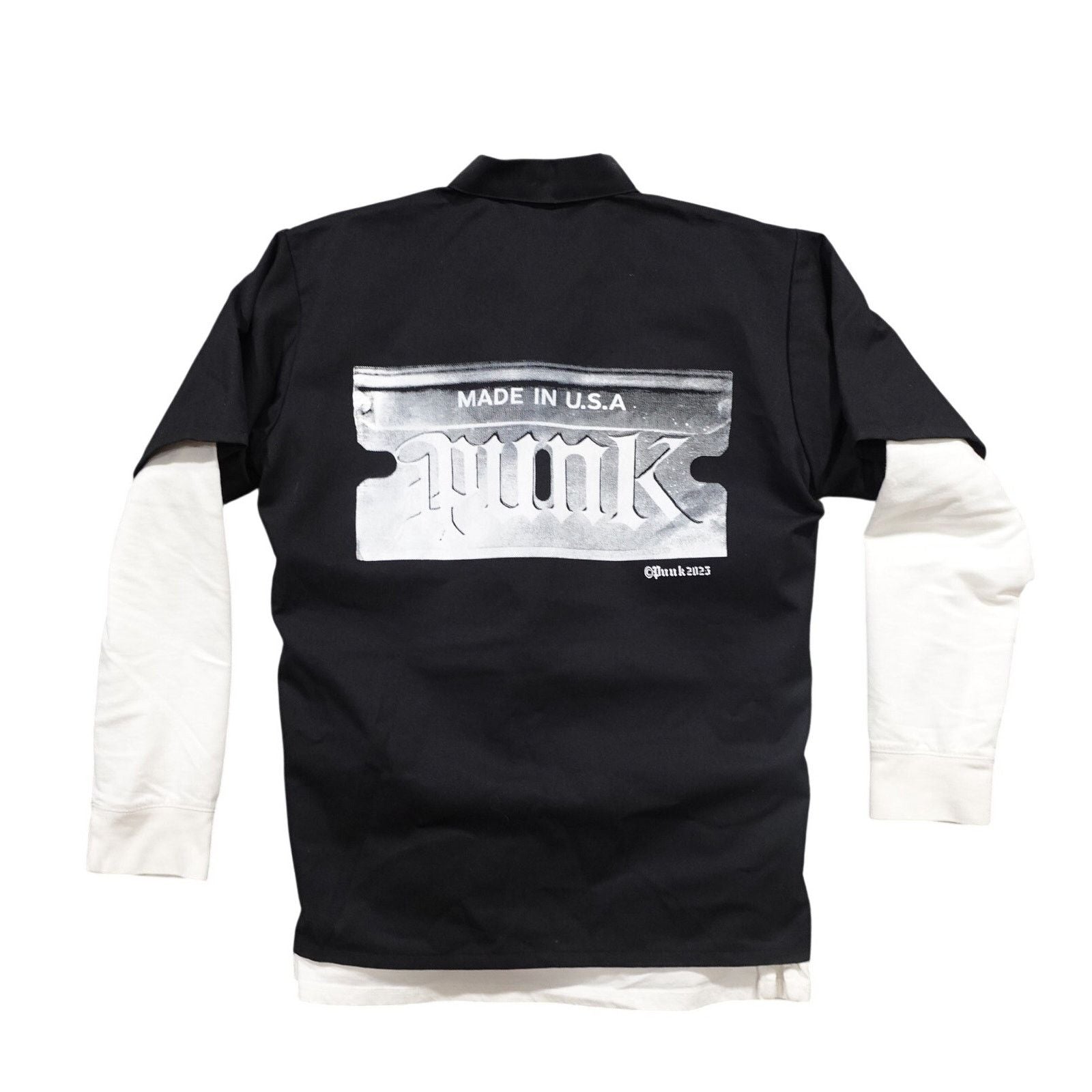 Davis Punk Ben Davis El Jefe Razor Blade Workman Grunge Metal Sz M