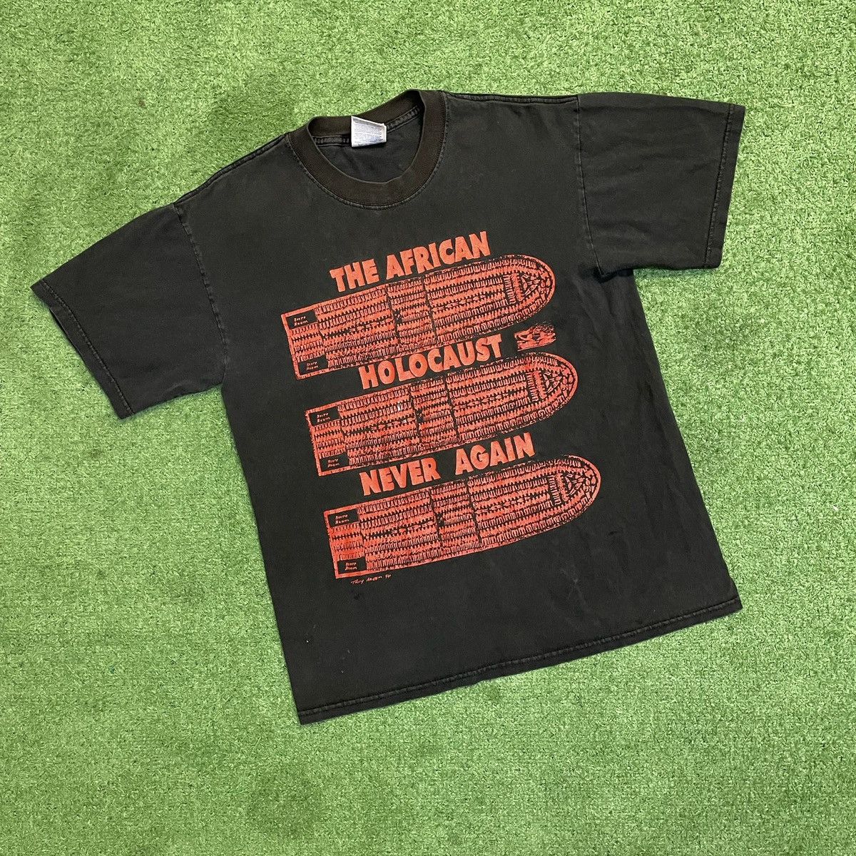 Vintage 90s African Holocaust Rare Museum Graphic Tee Hoodie, Sweatshirt | FlexRushtees.com