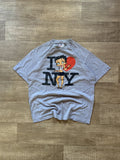 Vintage Y2k Betty Boop I Love New York Cartoon Tee Hoodie, Sweatshirt | FlexRushtees.com