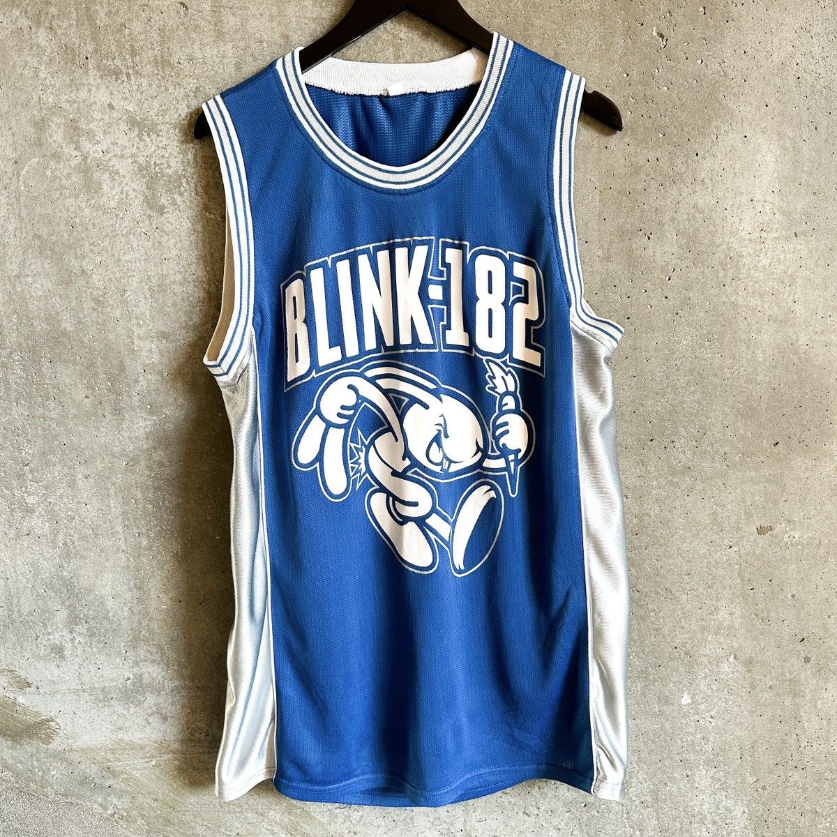 Band Tees 90 S Blink 182 Mesh Jersey Hoodie, Sweatshirt | FlexRushtees.com