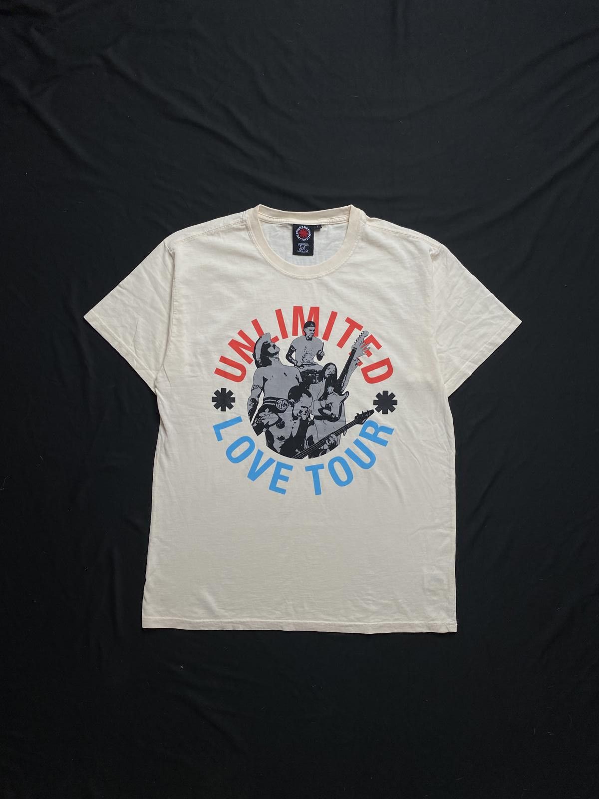 Japanese Brand Rare Red Hot Chili Peppers Unlimited Love T Shirt Large Hoodie, Sweatshirt | FlexRushtees.com