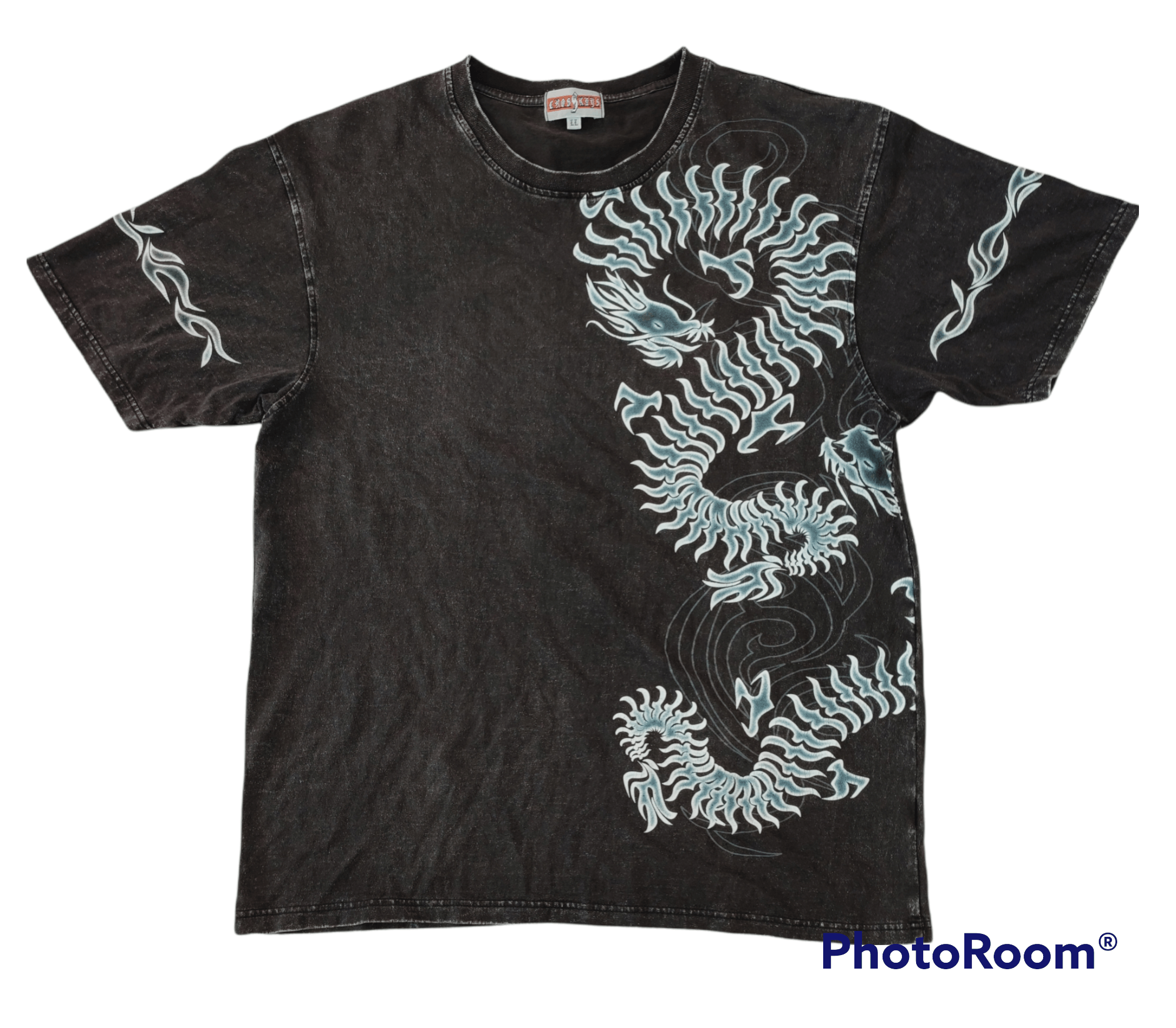 Seditionaries X Tribal Streetwear Crosskeys Surf S Dragon Tattoo Acidwash Tribal Te
