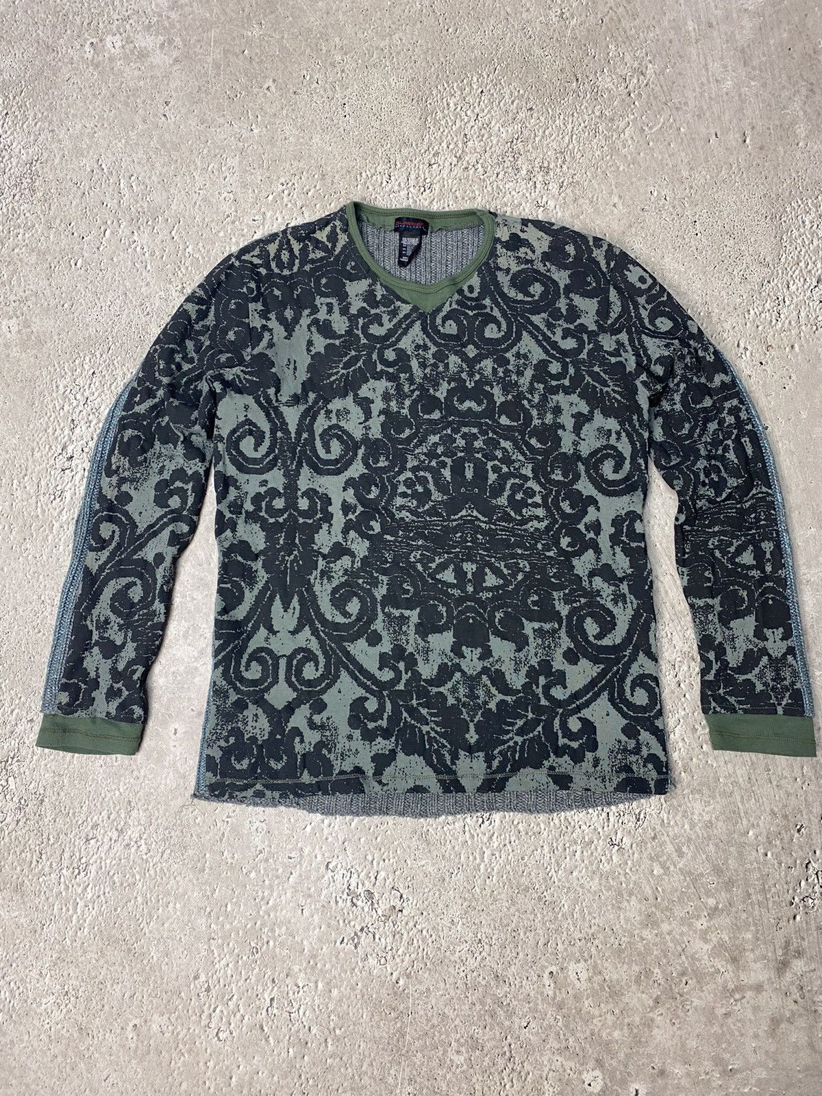 Japanese Brand Rare Design Custo Barcelona Sweather Man