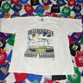 Vintage Y2k 2000 Mlb Milwaukee Brewers County Stadium Baseball Tee Hoodie, Sweatshirt | FlexRushtees.com