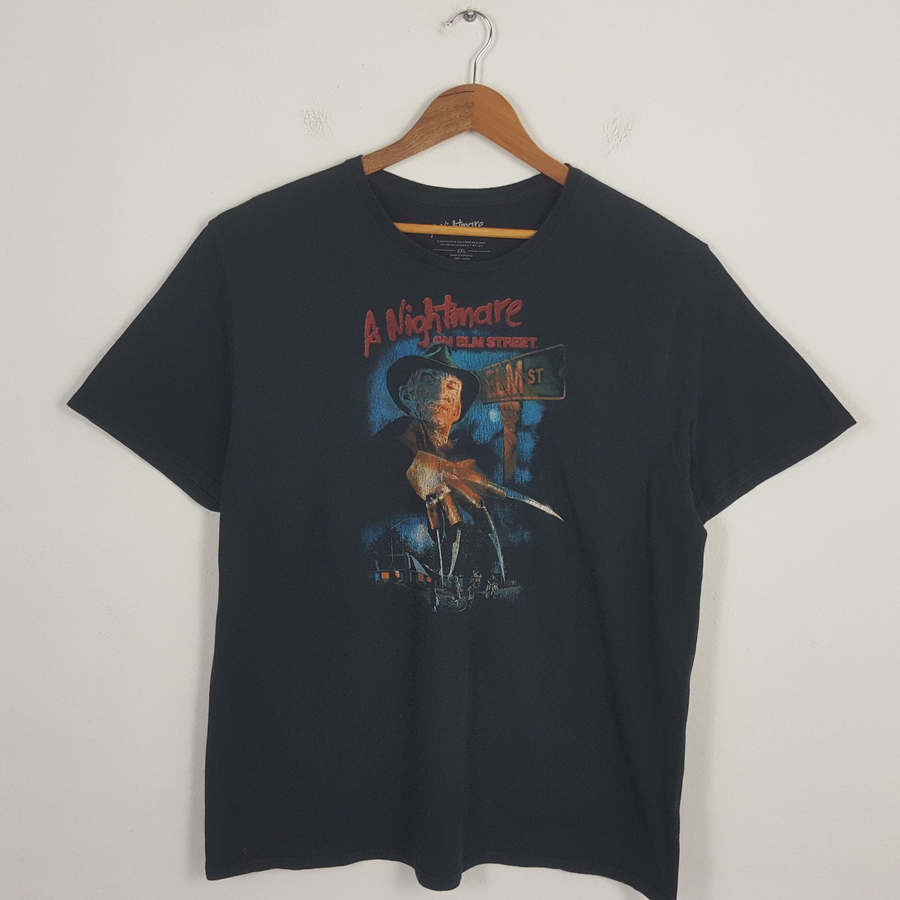 Vintage A Nightmare On Elm Street American Horror Movie Tees