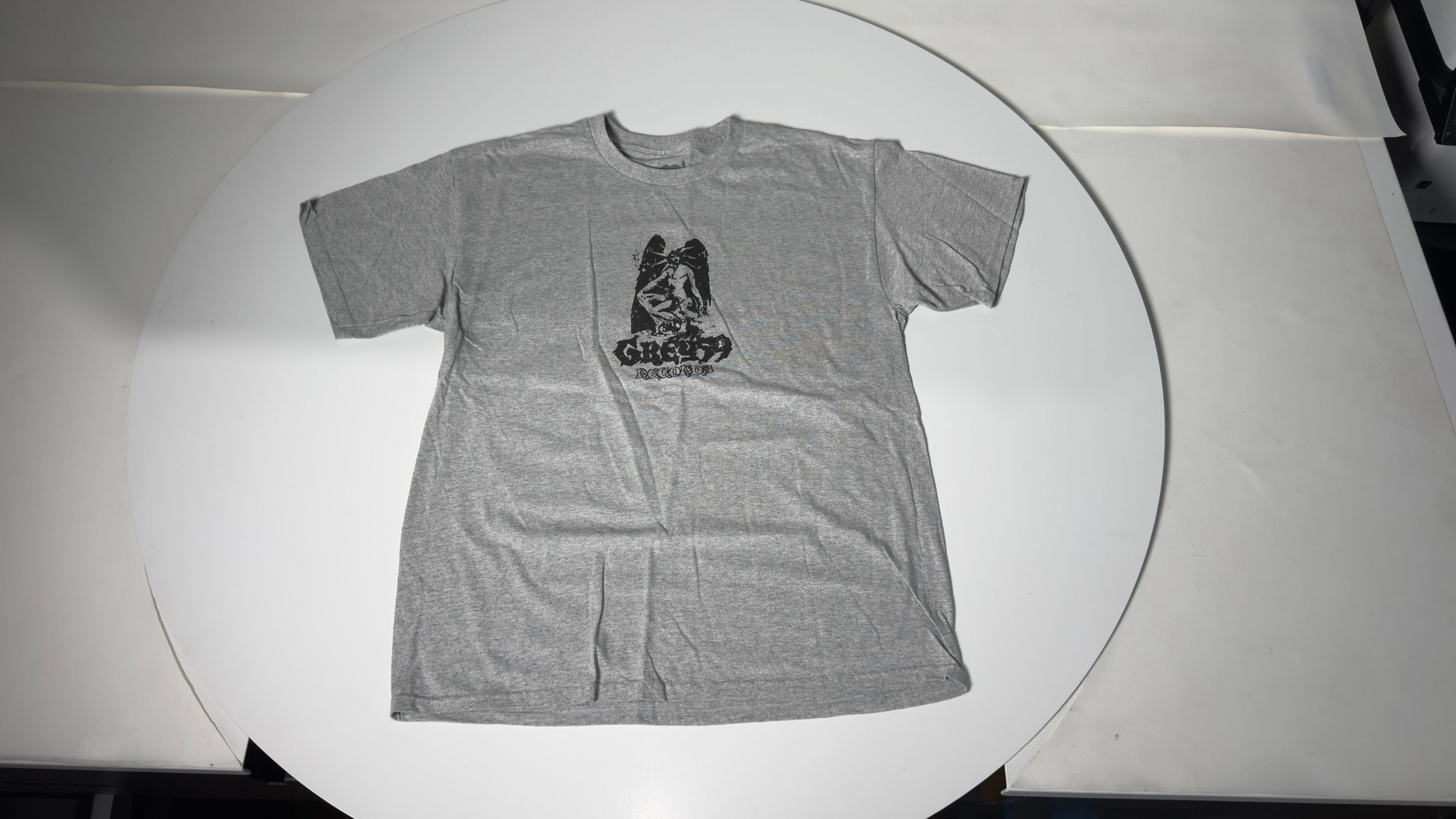 Records 3xl G59 Records Gargoyle Logo Tee Grey Heather