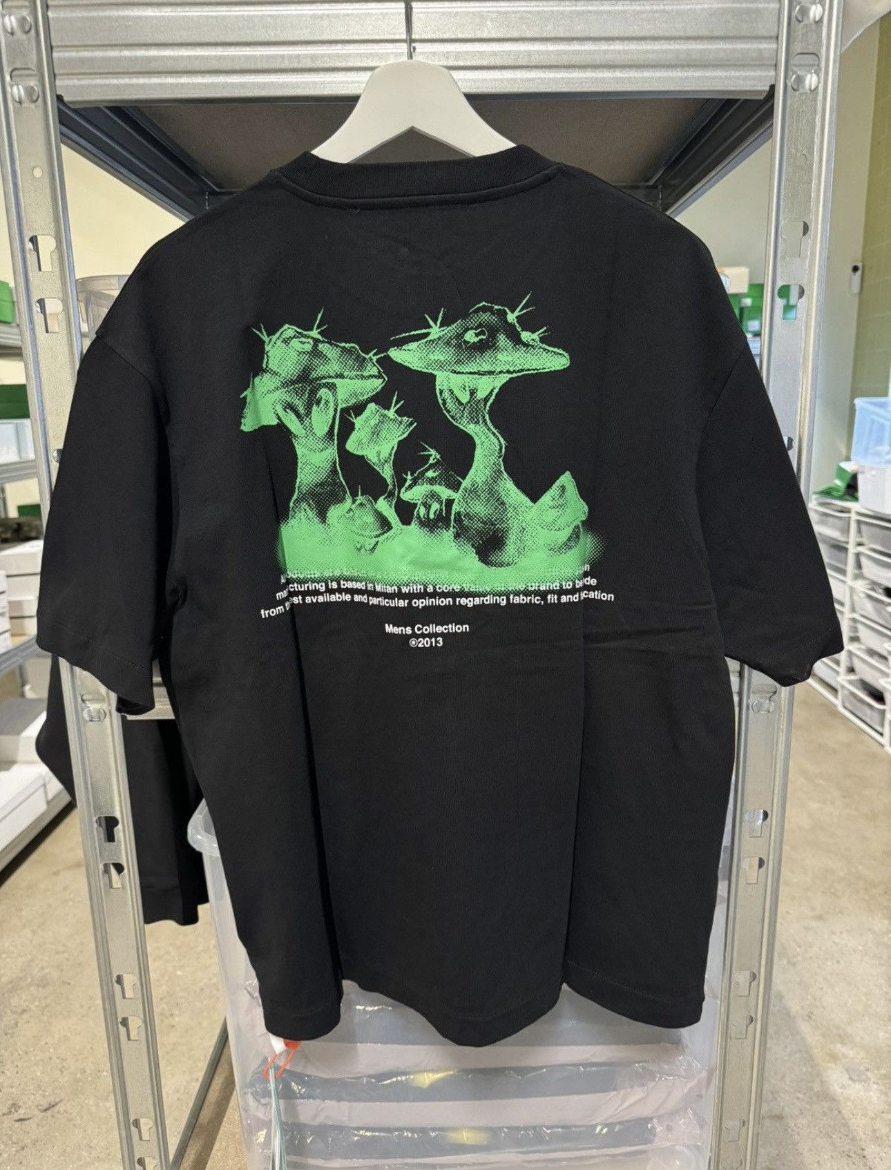 White Off White Alien Mushroom T Shirt New 550s