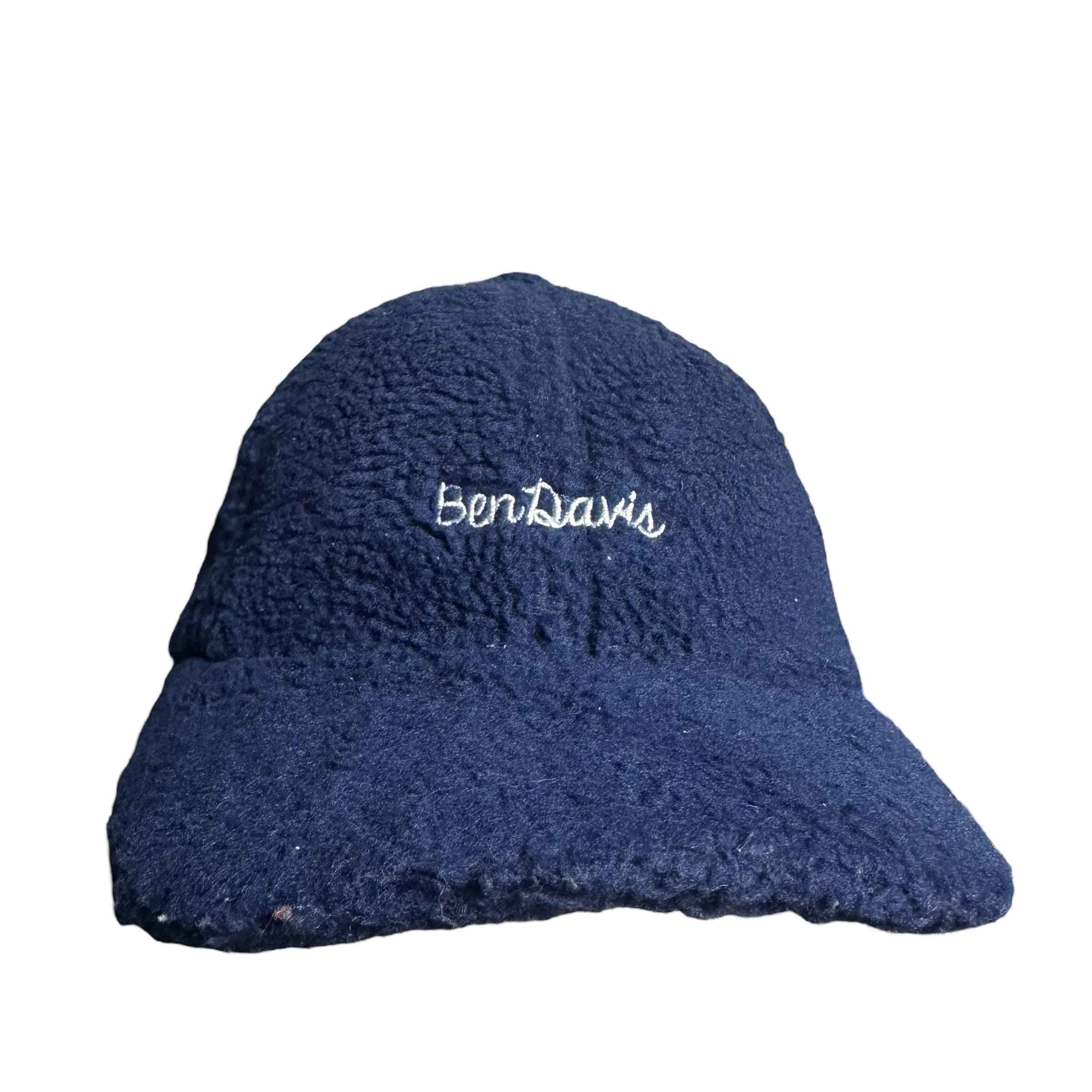 Rare Vintage Ben Davis Faux Fur Wool Adjustable Cap