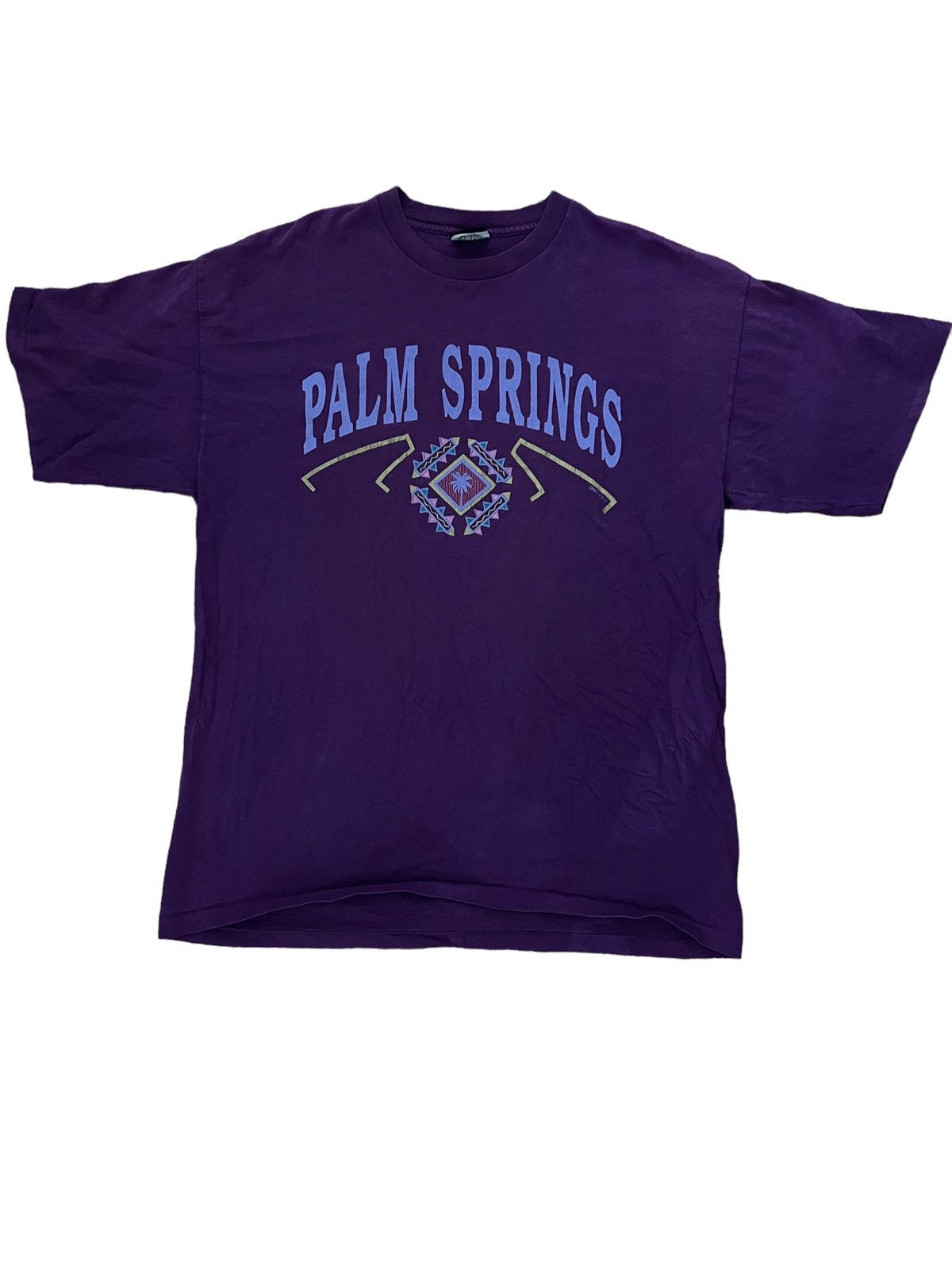 Vintage 90s Palm Springs Tee Xl Oversized Hoodie, Sweatshirt | FlexRushtees.com
