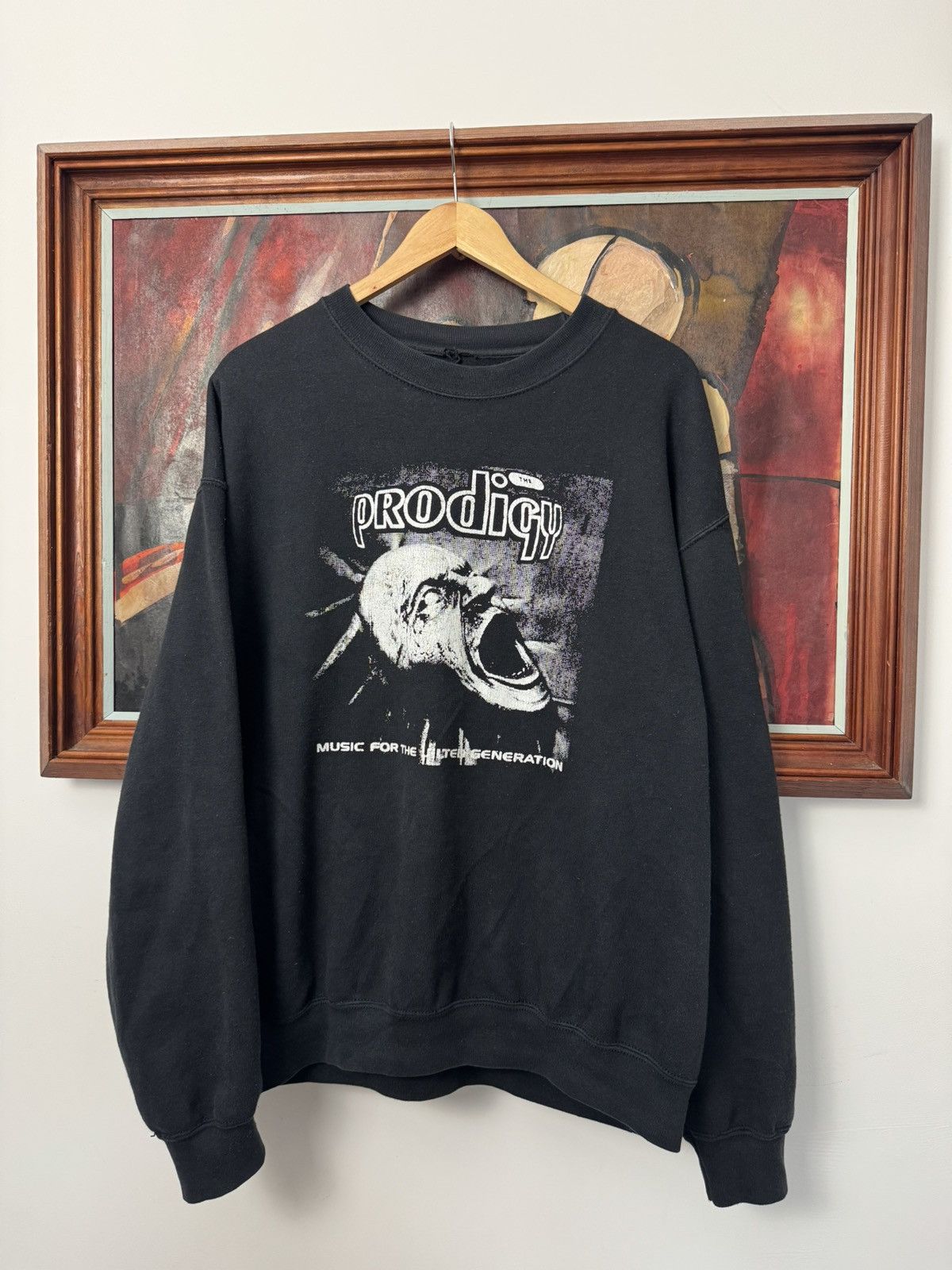The Prodigy Vintage Tour Band Crewneck Rare Grail Music T-Shirts, Hoodie, Sweatshirt | FlexRushtees.com